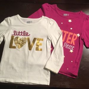 2 crazy eight long sleeve shirts